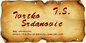Tvrtko Srdanović vizit kartica
